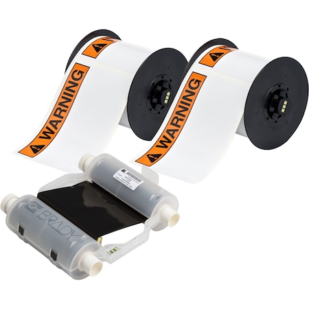 Brady B30 Series Arc Flash Starter Supply Kit -Small, Warning 146071